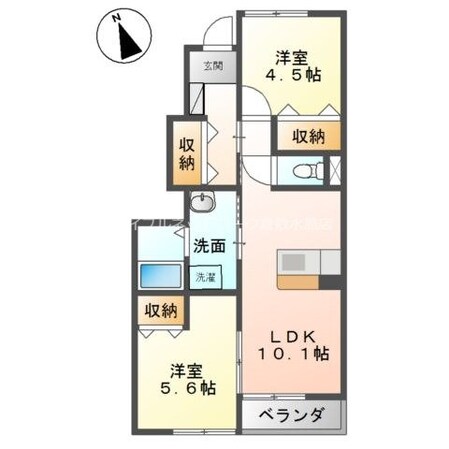 フェリーチェの物件間取画像